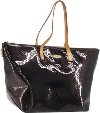 Louis Vuitton Pre-owned Vintage Tote Bag - Dames - Vintage Shopper - Paars - ONE Size - Leer - Vintage
