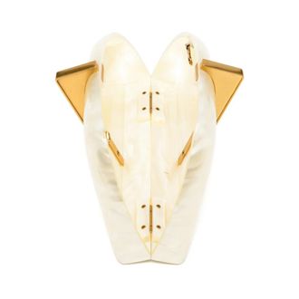 Cult Gaia Clutches, female, Beige, Size: ONE SIZE Laguna Clutch
