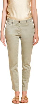 Mason's New York Slim - Dames - Chinos - Groen - XS - Katoen - Broeken