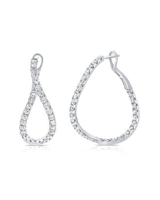 Sabrina Designs 14K 1.99 Ct. Tw. Diamond Hoops
