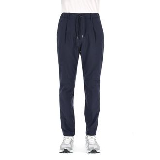 Herno Sweatpants, male, Blue, M, Technical Drawstring Trousers