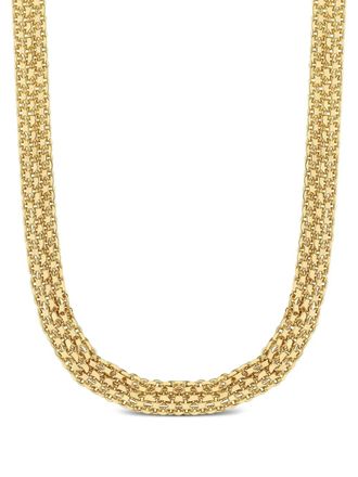 Luv AJ Schakelhalsketting met meerdere rijen - Goud