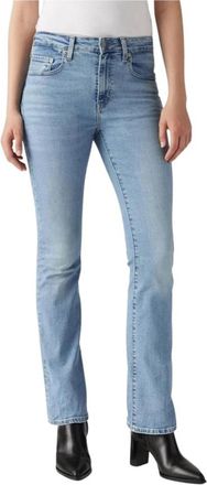 Levi's 725 High Rise Bootcut Jeans - Dames - Bootcut Jeans - Blauw - W25 L32 - Denim - Jeans