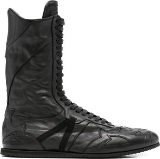 Ann Demeulemeester Palne Lace-up High-top Sneakers