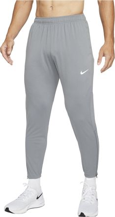 Nike Mens Nike Sports Fitness Training Running Knit Long Pants/Trousers Gray DD5004-084