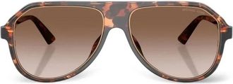 Michael Kors Mk 2281U Zonnebrillen - Heren - Zonnebrillen - Bruin - 59 MM - Accessoires