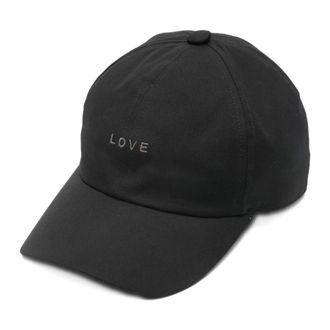 Rick Owens Love Baseball Cap - Heren - Petten - Zwart - S - Accessoires