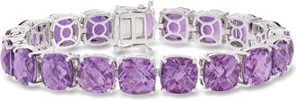 Ross-Simons Amethyst Tennis Bracelet in Sterling Silver