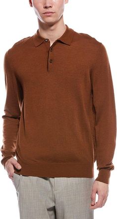 Bruno Magli Wool Polo Sweater