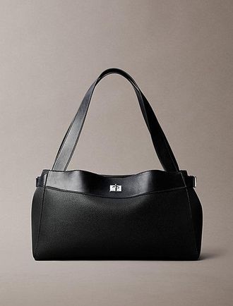 Calvin Klein Bolso Tote Con Cierre Giratorio Distintivo