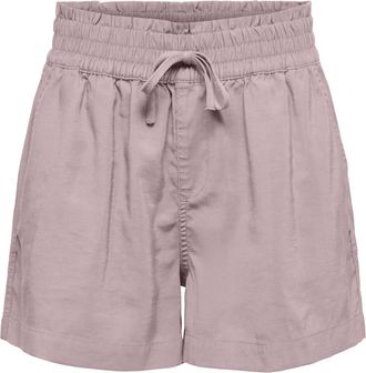 Only Shorts ONLY ONLARIS LIFE PULL UP SHORTS WVN CC, Damen, Gr. XL, N-Gr, burnished lila, Web, Obermaterial: 93% Viskose, 7% Polyester, unifarben, regular 