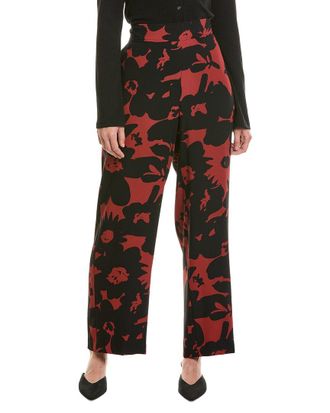 Anne Klein High-Rise Printed Pant