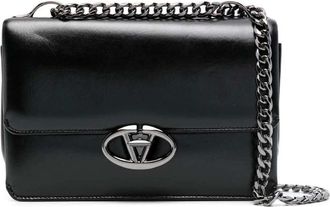 Valentino Garavani VLogo Signature cross body tas - Dames - Schoudertassen - Zwart - ONE Size - Leer - Tassen