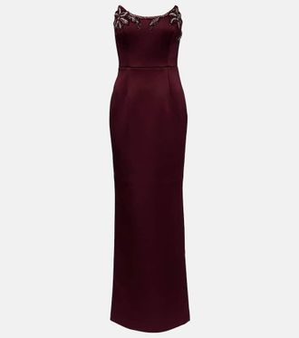 Rebecca Vallance Alora embellished corset gown