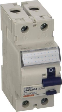 No Brand Interruptor Diferencial Puro Gwd4617 2p 25a