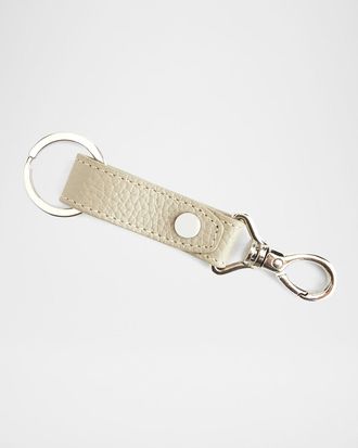 Royce Leather Monogrammed Leather Valet Key Chain