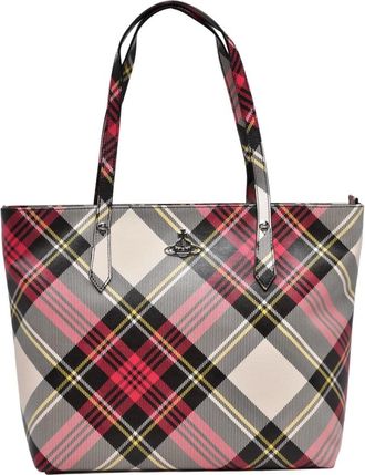 Vivienne Westwood Shopper in Saffiano - Dames - Tassen - Veelkleurig - Maat: ONE Size