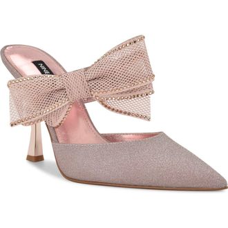 Nine West Bowey Pointed Toe Mule in Light Pink 680 at Nordstrom Rack, Size 8.5