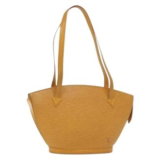 Louis Vuitton Tweedehands leren Louis Vuitton tassen - Dames - Pre-owned - Geel - Maat: ONE Size Leer