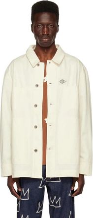 &Eacute;tudes Studio Off White Twill Jas Stijlvol Casual - Heren - Zomerjassen - Wit - XL - Jassen