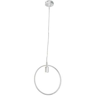 Trade Shop Trade Shop Traesio - Trade Shop - Lampadario Soffitto A Sospensione Pendente Cerchio Portalampada E27 B35-o Bianco