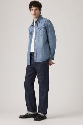 Levi's Vaqueros 501 Original Selvedge - Hombre - 28X32 - Lavado medio / Hudson Selvedge Rigid
