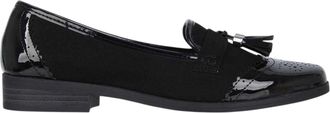 Miso Tasha-loafers voor dames (Zwart octrooi)