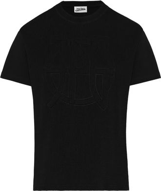 Jean Paul Gaultier JPG T-shirt met borduurwerk - Zwart