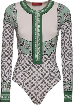 La DoubleJ Costume intero con stampa - Bianco