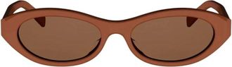 Celine Triomphe Mini Oval Zonnebril - unisex - Zonnebrillen - Oranje - ONE Size - Accessoires