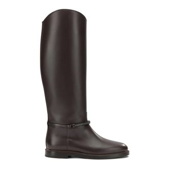 Brunello Cucinelli Stivali al ginocchio Monili - - Shoes - Donna - Marrone - 38 1/2 EU