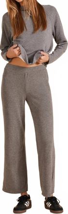 bobi Wide Leg Pants In Charcoal