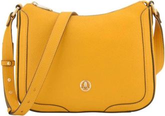 Pourchet Satchel Bag Afbeelding - Dames - Schoudertassen - Geel - ONE Size - Leer - Tassen