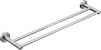 OEM Toallero Doble De Pared, Acero Inoxidable Sus 304 Cepillado, Toallero De Ba&ntilde;o De 50 Cm