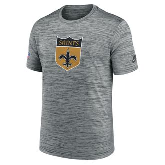 Nike New Orleans Saints Sideline Velocity Nike Mens Dri-FIT NFL T-Shirt in Grey | 02ER06GQ7W-EJ0