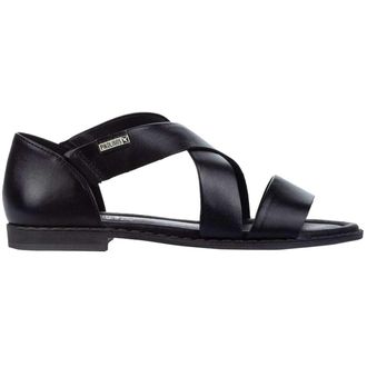 Pikolinos Algar W0X-0552 Leather Womens Slip On Sandals - Black - Size:UK 5-5.5