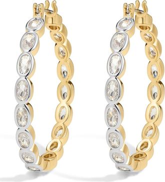 Luv AJ The Palais Eternity Hoop Earrings in Gold at Nordstrom