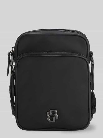 HUGO BOSS Umh&auml;ngetasche aus Twill Modell B_ICON_NS CROSSB in Black, Gr&ouml;&szlig;e 1
