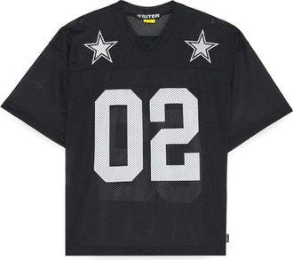 Iuter Football Jersey Stars Mesh T-Shirt - Heren - Fitness - Zwart - L - Fitness