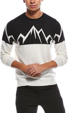Brodie Landscape Wool & Cashmere-Blend Crewneck Sweater