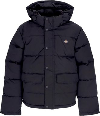 Dickies Zwarte Puffer Donsjas - Heren - Winterjassen - Zwart - XL - Polyester - Jassen