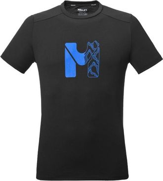 Millet Kamet Map T-Shirt S/S T-Shirt f&uuml;r Herren | schwarz