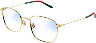 Gucci Gg 0681S Zonnebril - Heren - Brillen - Geel - 54 MM - Accessoires