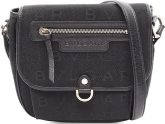 Bulgari Pre-owned Bvlgari Logomania Canvas Crossbody Ladies NR5LKA184P0VNQ10