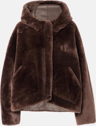 BLANCHA Cropped shearling jacket