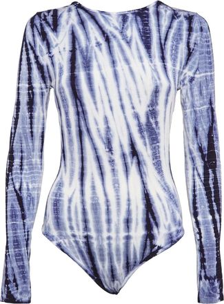 Ninety Percent Body con fantasia tie dye - Blu