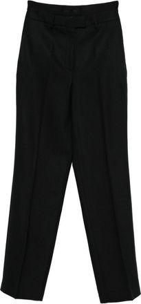 Semicouture Black Agaria Pants In Wool