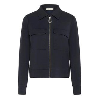 Inwear C&aacute;rdigan Azul Marino con Mezcla Modal - Jackets - Mujer - Azul - 2XS