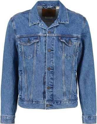 Levi's The Trucker Jacket - Heren - Spijkerjassen - Blauw - L - Katoen - Jassen