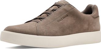 Cole Haan Grandpro Luxe Slip-On Sneakers Mens Shoes Truffle Nubuck/Ivory : 10.5 D - Medium, Leather/Textile